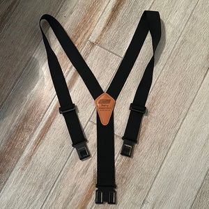 DICKIES men’s perry black suspenders